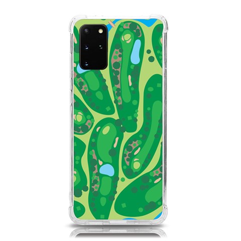 Golf Course Par Golf Course Green Samsung Galaxy S20Plus 6.7 Inch TPU UV Case from ArtsNow.com Front