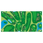 Golf Course Par Golf Course Green Banner and Sign 6  x 3 