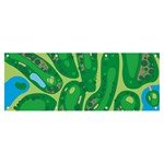 Golf Course Par Golf Course Green Banner and Sign 8  x 3 