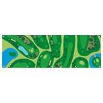 Golf Course Par Golf Course Green Banner and Sign 12  x 4 