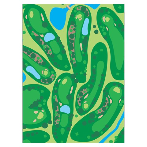 Golf Course Par Golf Course Green Playing Cards Single Design (Rectangle) with Custom Box from ArtsNow.com Card