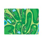 Golf Course Par Golf Course Green Premium Plush Fleece Blanket (Mini)