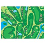 Golf Course Par Golf Course Green Two Sides Premium Plush Fleece Blanket (Extra Small)