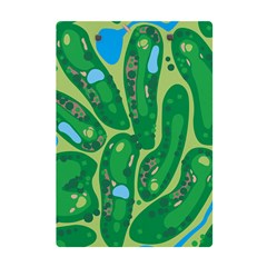 Golf Course Par Golf Course Green A5 Acrylic Clipboard from ArtsNow.com Back