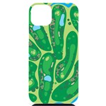 Golf Course Par Golf Course Green iPhone 14 Plus Black UV Print Case