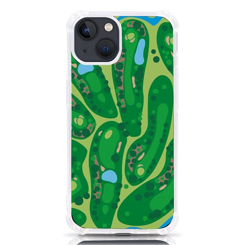 Golf Course Par Golf Course Green iPhone 13 TPU UV Print Case from ArtsNow.com Front