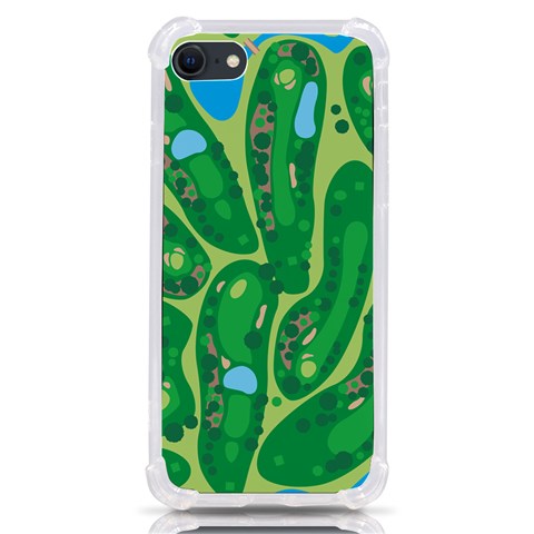Golf Course Par Golf Course Green iPhone SE from ArtsNow.com Front
