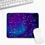 Realistic Night Sky With Constellations Small Mousepad
