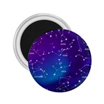 Realistic Night Sky With Constellations 2.25  Magnets