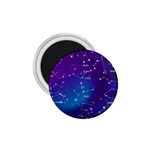 Realistic Night Sky With Constellations 1.75  Magnets