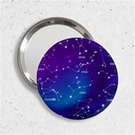 Realistic Night Sky With Constellations 2.25  Handbag Mirrors