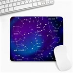 Realistic Night Sky With Constellations Large Mousepad