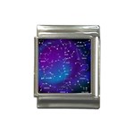Realistic Night Sky With Constellations Italian Charm (13mm)