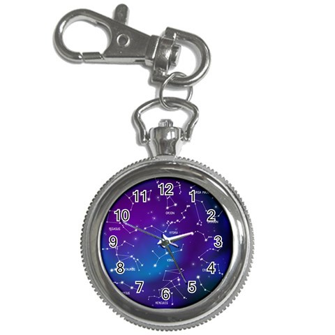 Realistic Night Sky With Constellations Key Chain Watches from ArtsNow.com Front