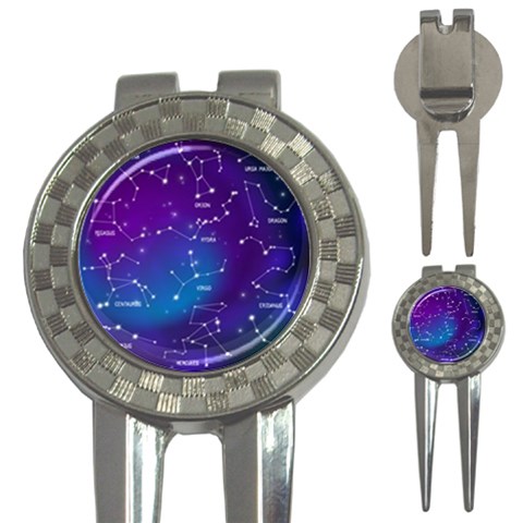 Realistic Night Sky With Constellations 3 Front