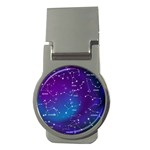 Realistic Night Sky With Constellations Money Clips (Round) 