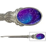 Realistic Night Sky With Constellations Letter Opener