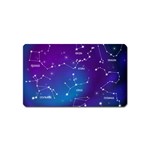 Realistic Night Sky With Constellations Magnet (Name Card)