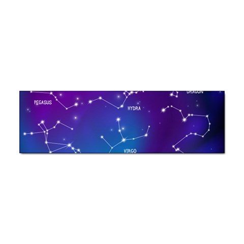 Realistic Night Sky With Constellations Sticker Bumper (100 pack) from ArtsNow.com Front