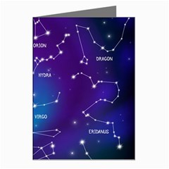 Realistic Night Sky With Constellations Greeting Cards (Pkg of 8) from ArtsNow.com Left