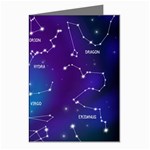 Realistic Night Sky With Constellations Greeting Cards (Pkg of 8)