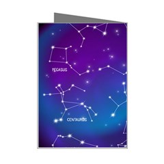 Realistic Night Sky With Constellations Mini Greeting Card from ArtsNow.com Right