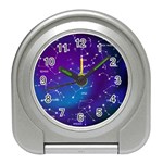 Realistic Night Sky With Constellations Travel Alarm Clock