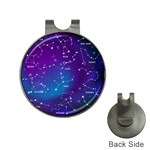 Realistic Night Sky With Constellations Hat Clips with Golf Markers