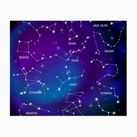 Realistic Night Sky With Constellations Small Glasses Cloth from ArtsNow.com Front