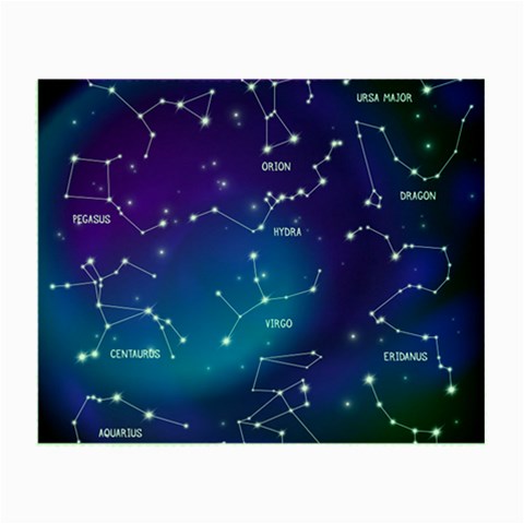Realistic Night Sky With Constellations Small Glasses Cloth from ArtsNow.com Front