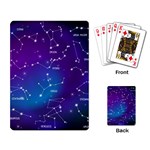 Realistic Night Sky With Constellations Playing Cards Single Design (Rectangle)
