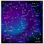 Realistic Night Sky With Constellations Canvas 12  x 12 