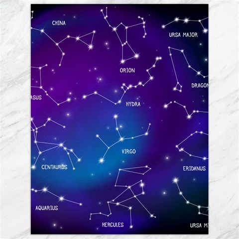 Realistic Night Sky With Constellations Canvas 12  x 16  from ArtsNow.com 11.86 x15.41  Canvas - 1
