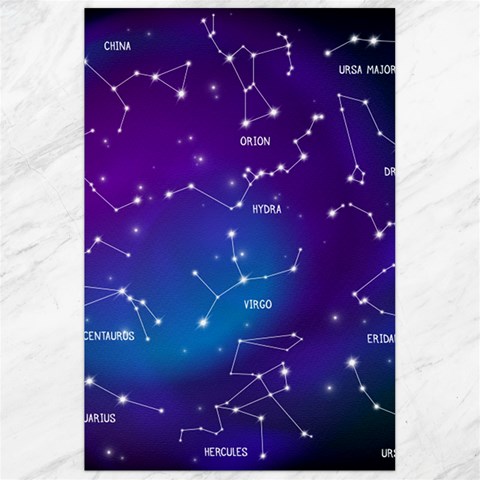 Realistic Night Sky With Constellations Canvas 24  x 36  from ArtsNow.com 23.35 x34.74  Canvas - 1