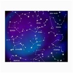 Realistic Night Sky With Constellations Small Glasses Cloth (2 Sides)