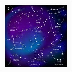 Realistic Night Sky With Constellations Medium Glasses Cloth (2 Sides) from ArtsNow.com Front