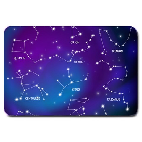 Realistic Night Sky With Constellations Large Doormat from ArtsNow.com 30 x20  Door Mat