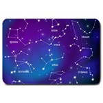 Realistic Night Sky With Constellations Large Doormat