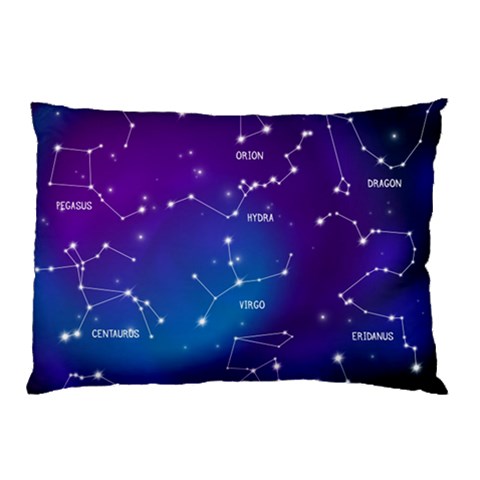 Realistic Night Sky With Constellations Pillow Case from ArtsNow.com 26.62 x18.9  Pillow Case