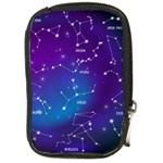 Realistic Night Sky With Constellations Compact Camera Leather Case