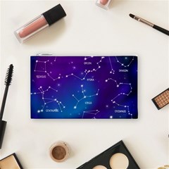 Realistic Night Sky With Constellations Cosmetic Bag (Small) from ArtsNow.com Front