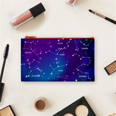 Realistic Night Sky With Constellations Cosmetic Bag (Small) from ArtsNow.com Front