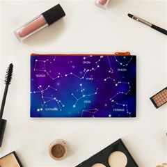 Realistic Night Sky With Constellations Cosmetic Bag (Small) from ArtsNow.com Back