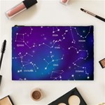 Realistic Night Sky With Constellations Cosmetic Bag (Large)