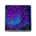 Realistic Night Sky With Constellations Memory Card Reader (Square 5 Slot)