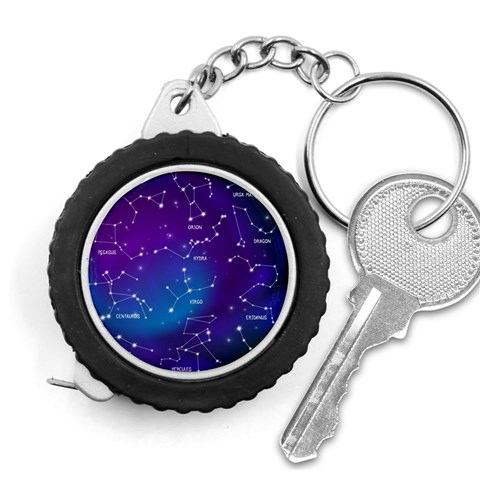 Realistic Night Sky With Constellations Measuring Tape from ArtsNow.com Front