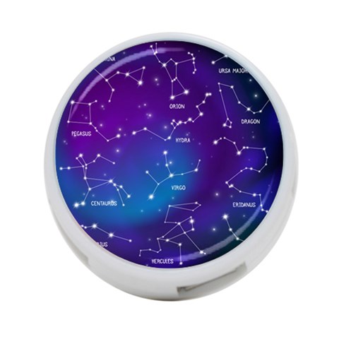 Realistic Night Sky With Constellations 4 Front
