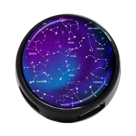 Realistic Night Sky With Constellations 4 Front