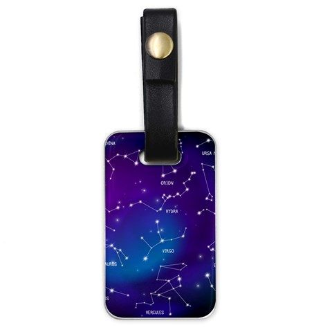 Realistic Night Sky With Constellations Luggage Tag (one side) from ArtsNow.com Front