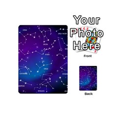 Realistic Night Sky With Constellations Playing Cards 54 Designs (Mini) from ArtsNow.com Back
